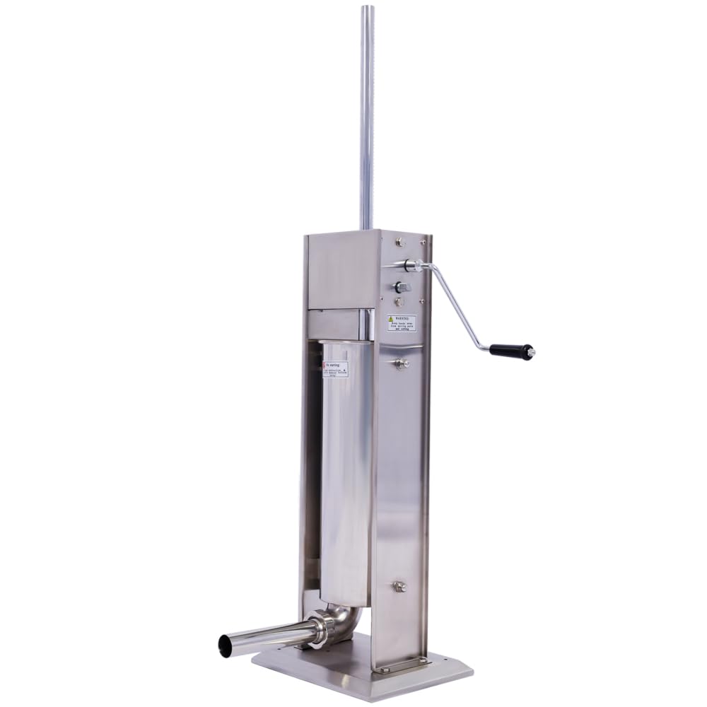 Stainless Steel Vertical Sausage Stuffer with 4 Stuffing Tubes J818