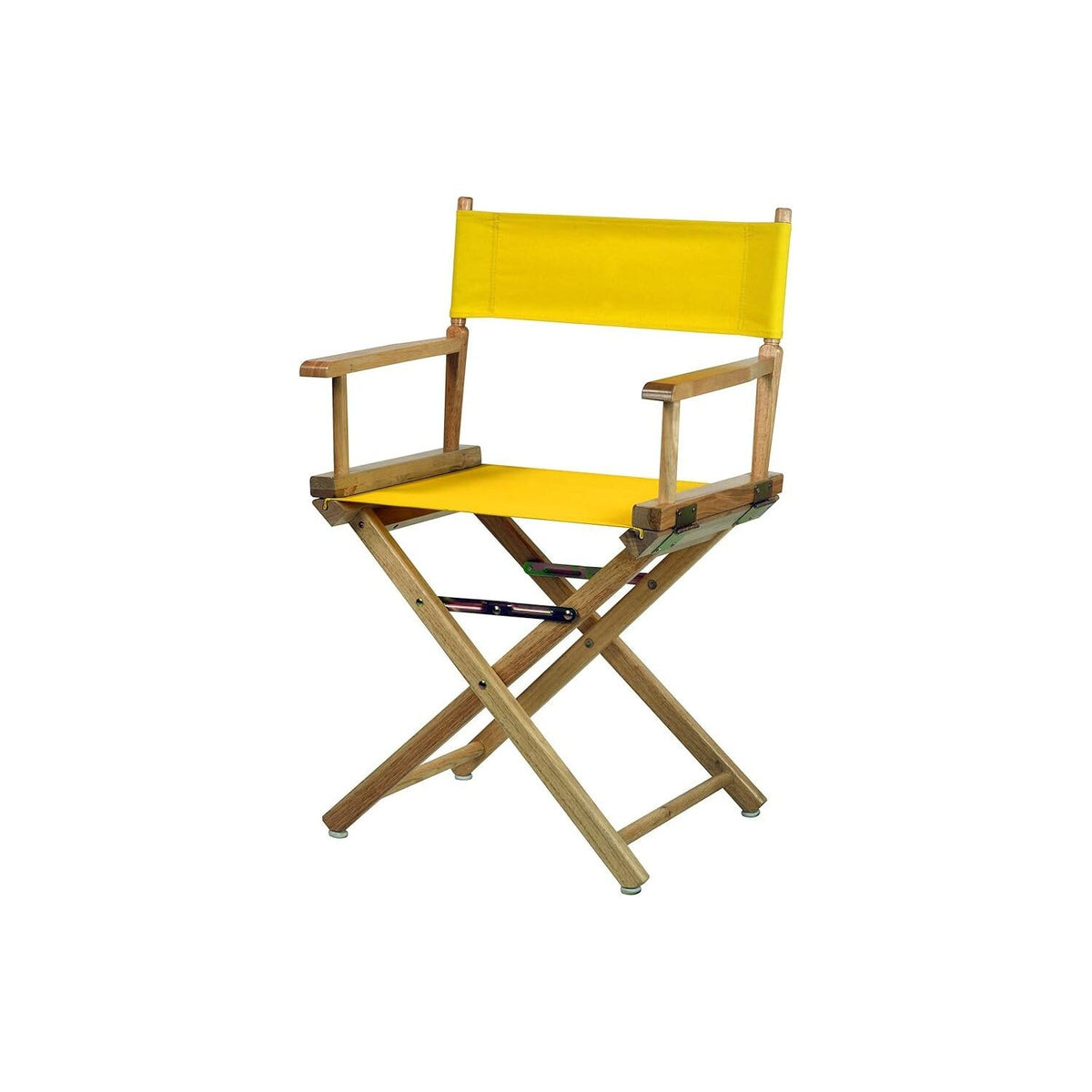 Antique 18" Solid Wood Folding Chair with Armrests A129639