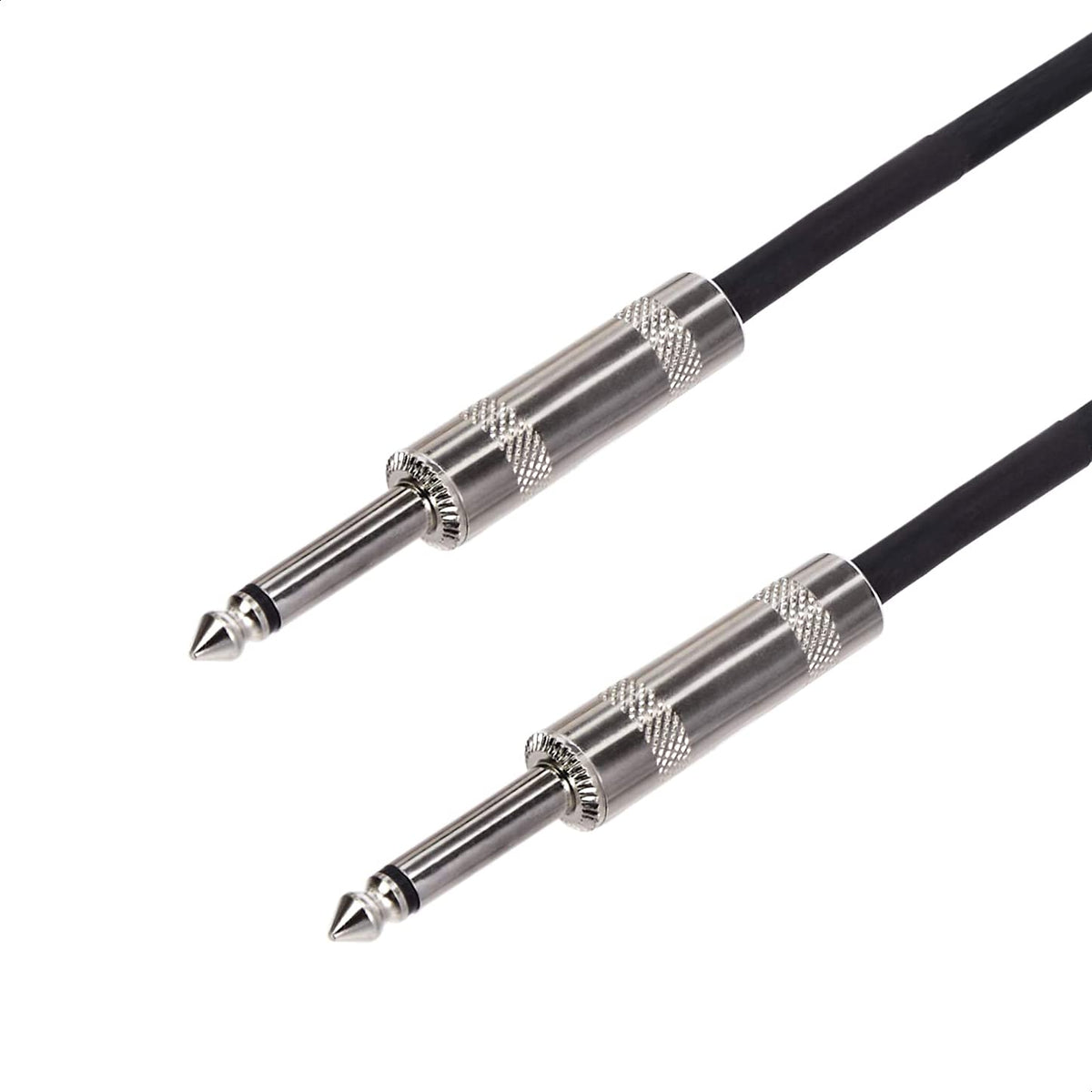 1/4 Inch Straight Instrument Cable, 10 Foot, Black V202