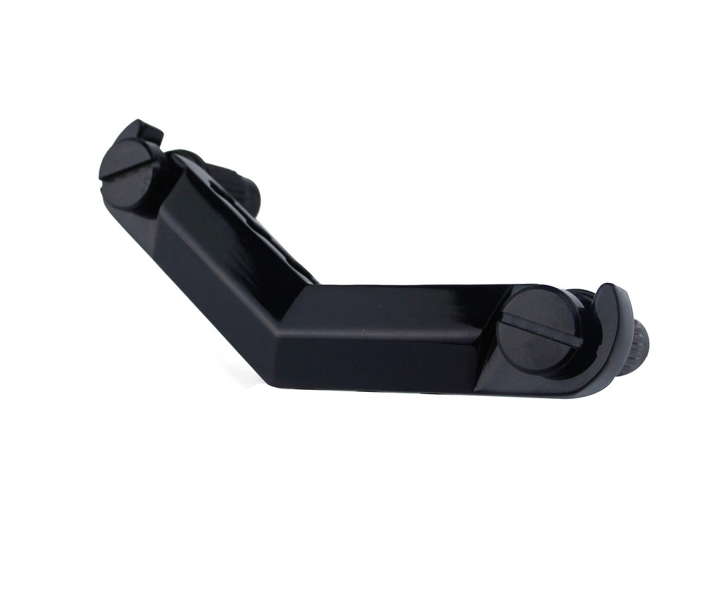 Black Guitar Stop Bar Tailpiece with Anchors and Studs P975