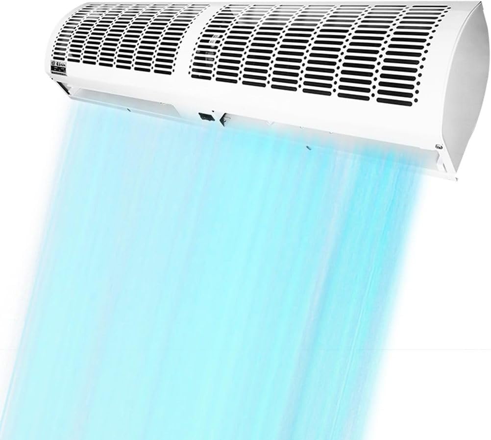 Wall Mounted Air Curtain, 2-Speed with Remote Control D50475