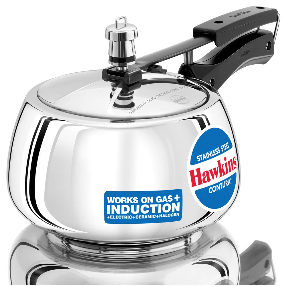 Stainless Steel Pressure Cooker, 3 Liter E97698