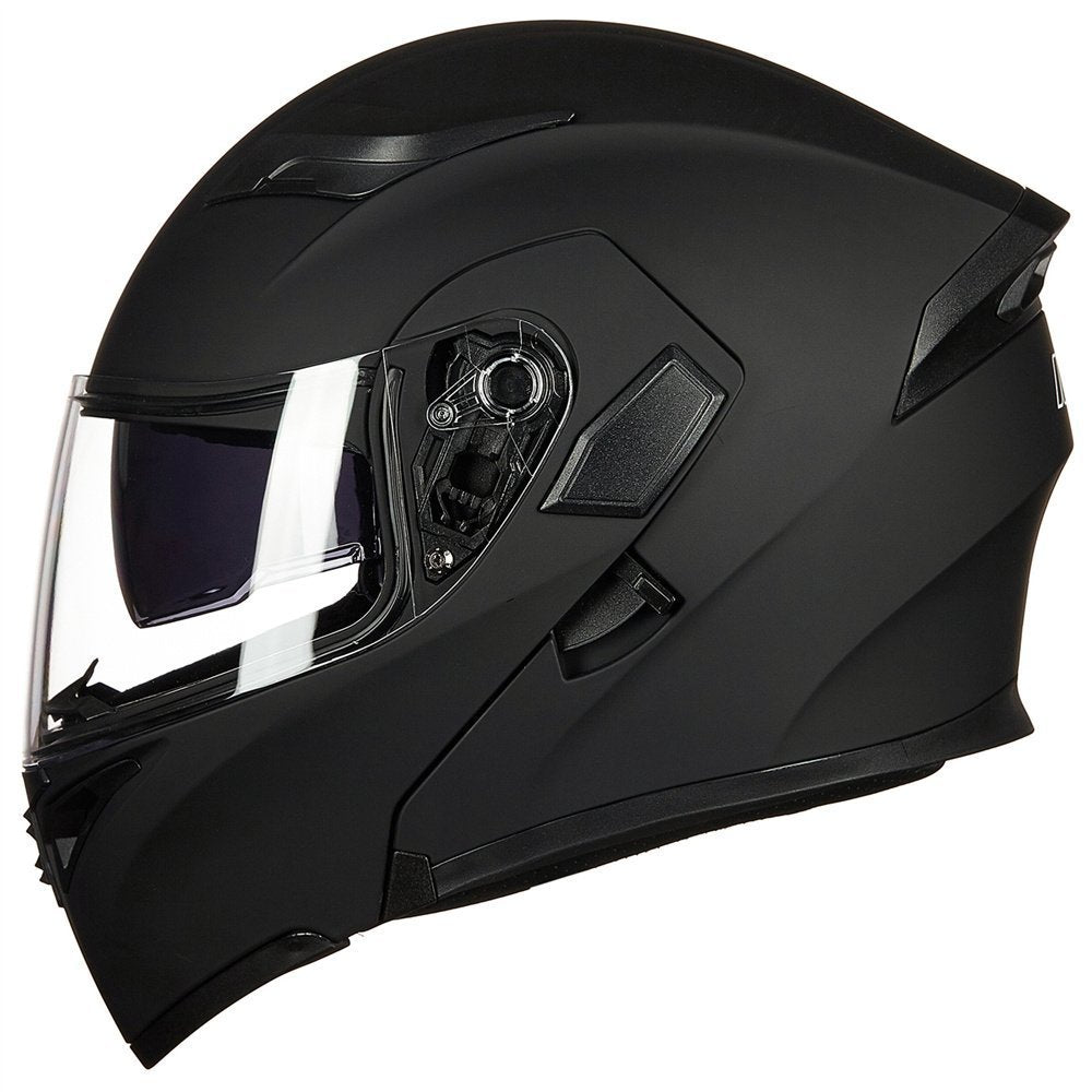 Motorcycle Dual Visor Flip up Modular Full Face Helmet DOT Z788