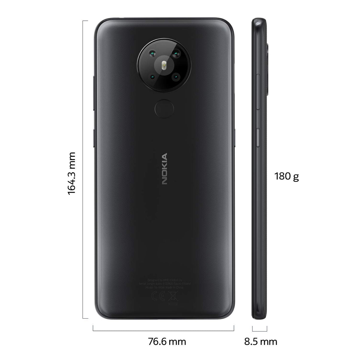 Unlocked Smartphone 4/64GB Charcoal N482