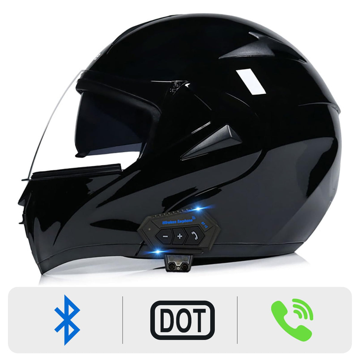 DOT Approved Bluetooth Modular Helmet K7645