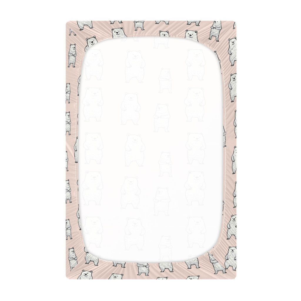 Soft Breathable Microfiber Crib Sheet, Standard Size 28in x 52in L234
