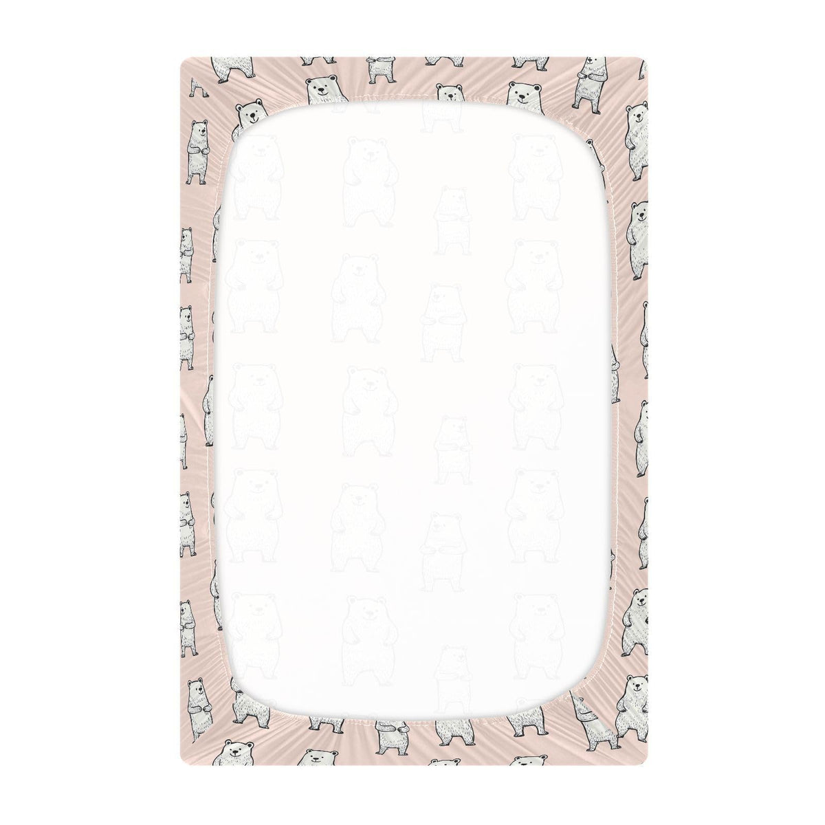Soft Breathable Microfiber Crib Sheet, Standard Size 28in x 52in L234