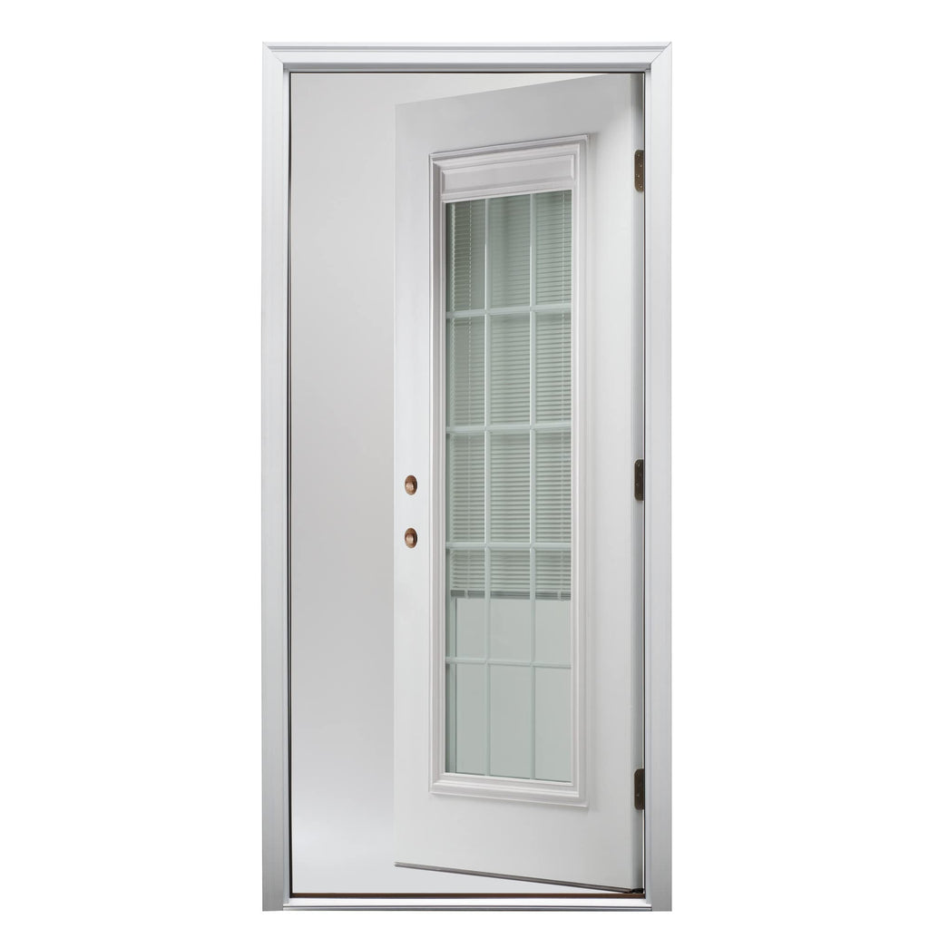 Primed Fiberglass Prehung Front Door 36" x 80" Z11326