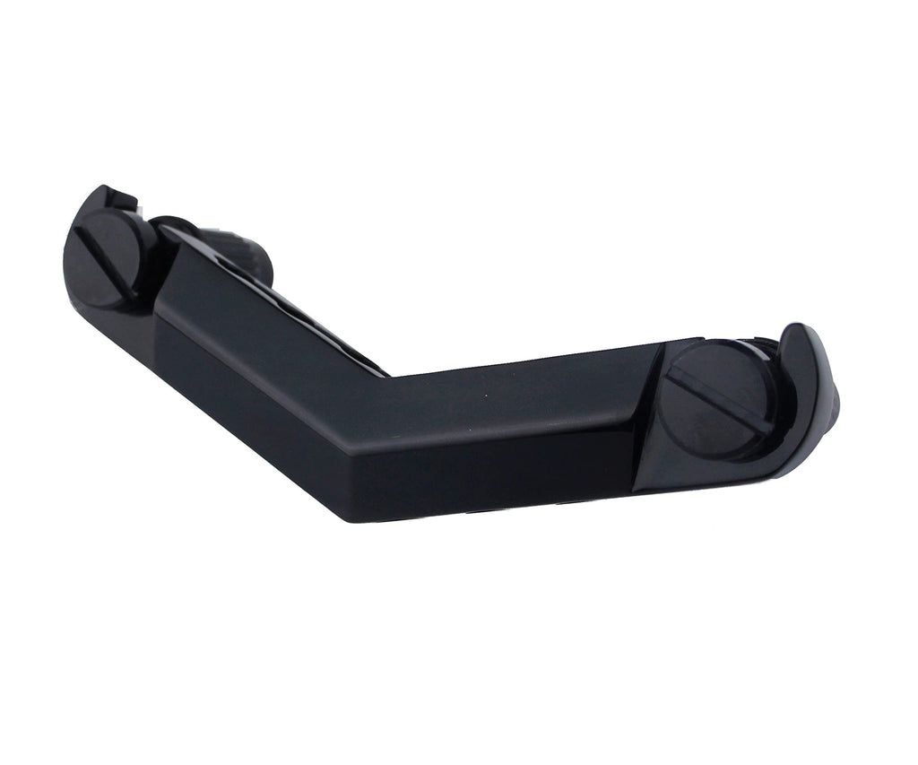 Black Guitar Stop Bar Tailpiece with Anchors and Studs P975