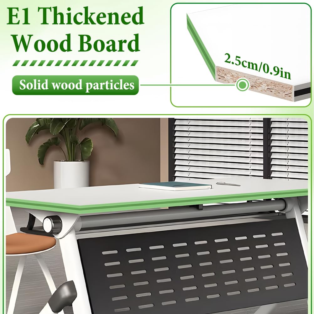 Folding Conference Table 63x24x30 Inch S792577