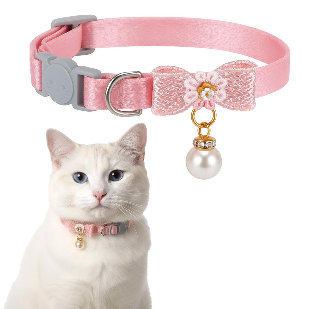 Adjustable Pink Breakaway Cat Collar Z740674