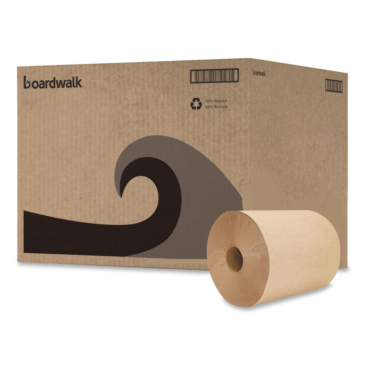 Green Seal Recycled Paper Towel Roll, Natural, 8" x 800 ft, Case of 6 P56282