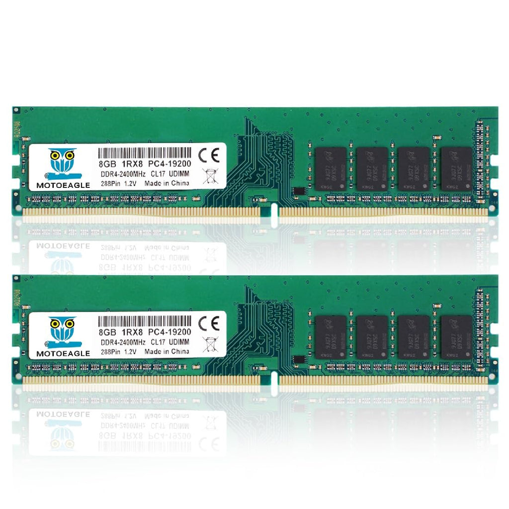 16GB DDR4 RAM 2x8GB 2400 MHz Non-ECC Desktop Memory KIT A7655