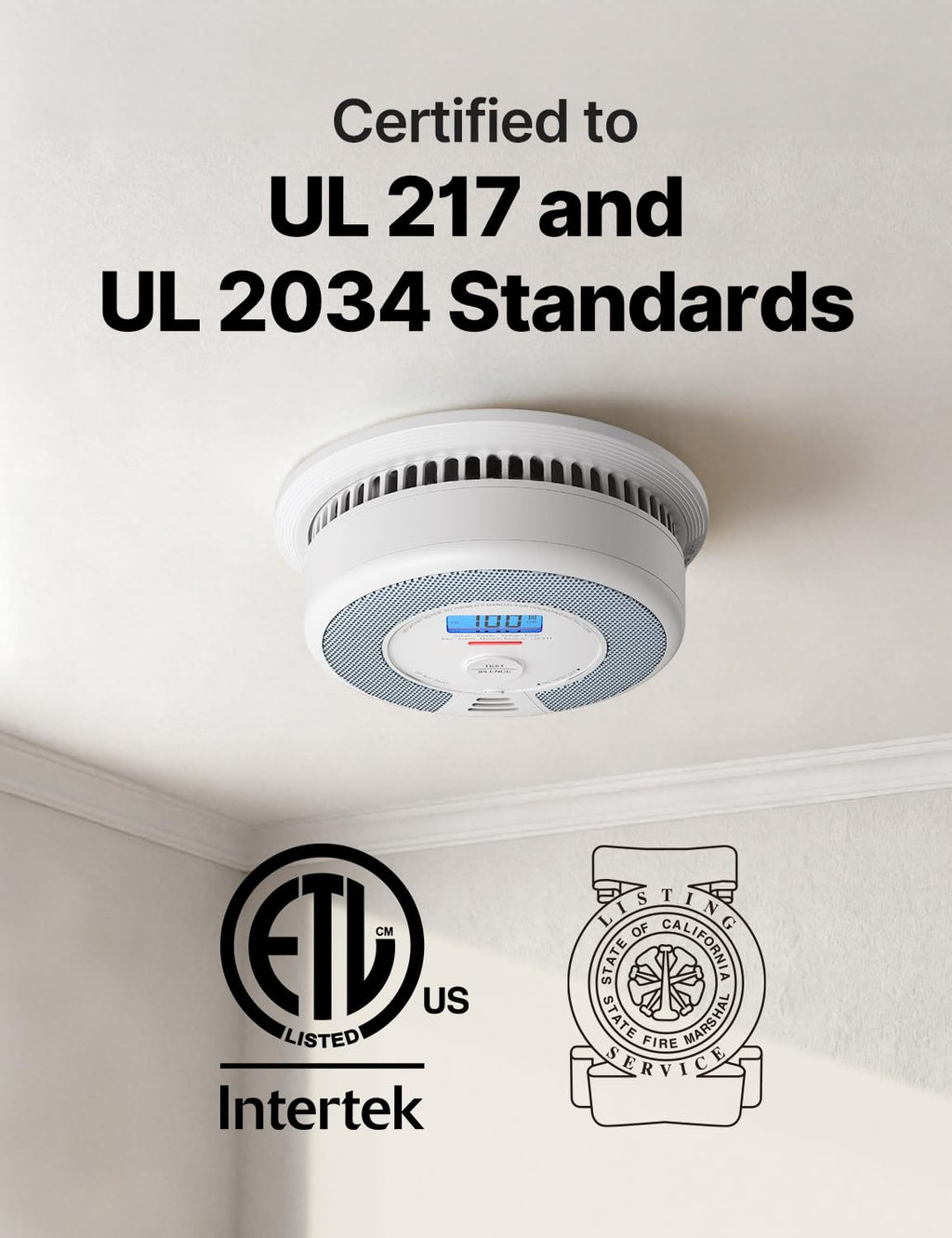 Wireless Combination Smoke and CO Detector 3-Pack T219