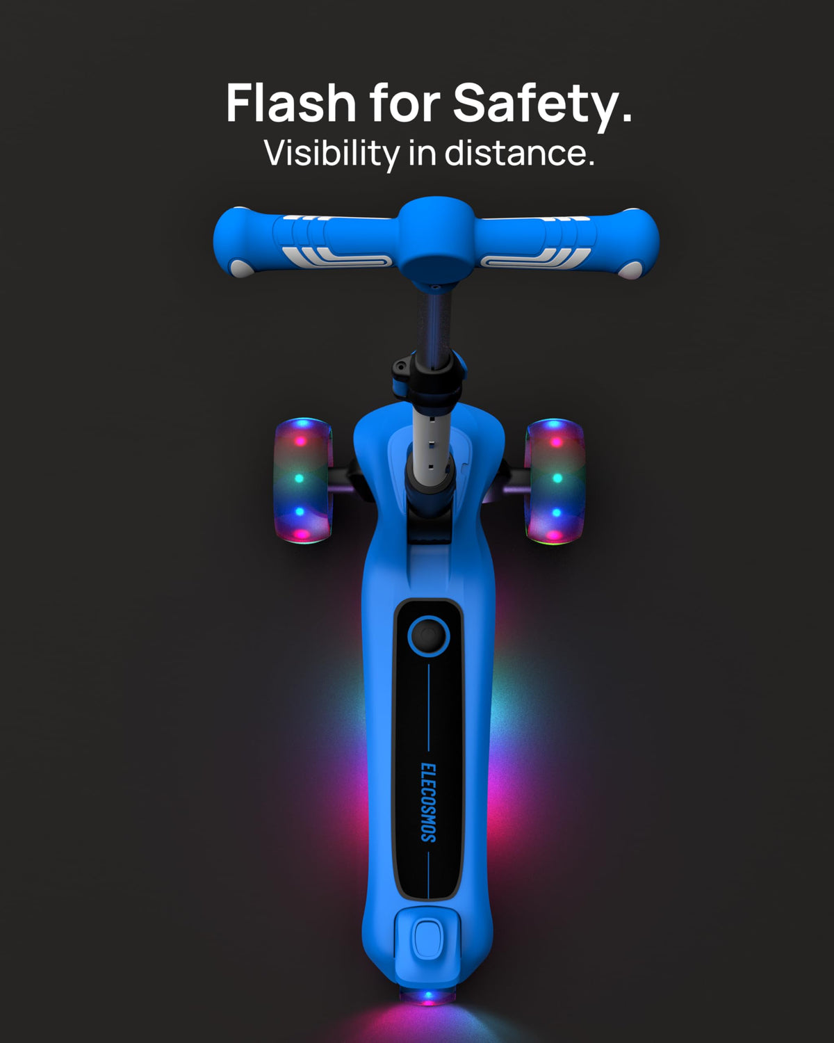 Kids Electric Scooter with LED Wheels Q313009