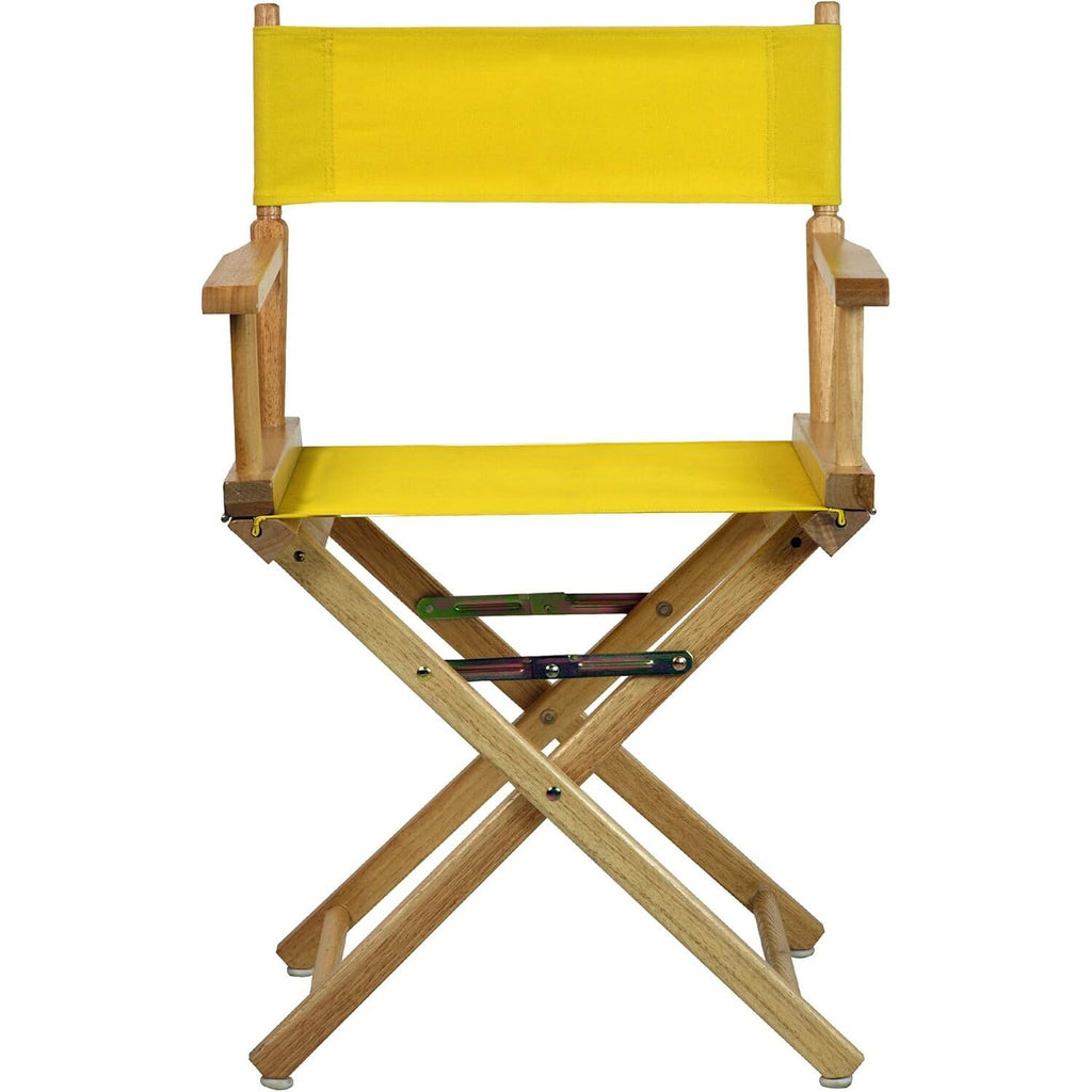 Antique 18" Solid Wood Folding Chair with Armrests A129639