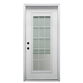 Primed Fiberglass Prehung Front Door 36" x 80" Z11326