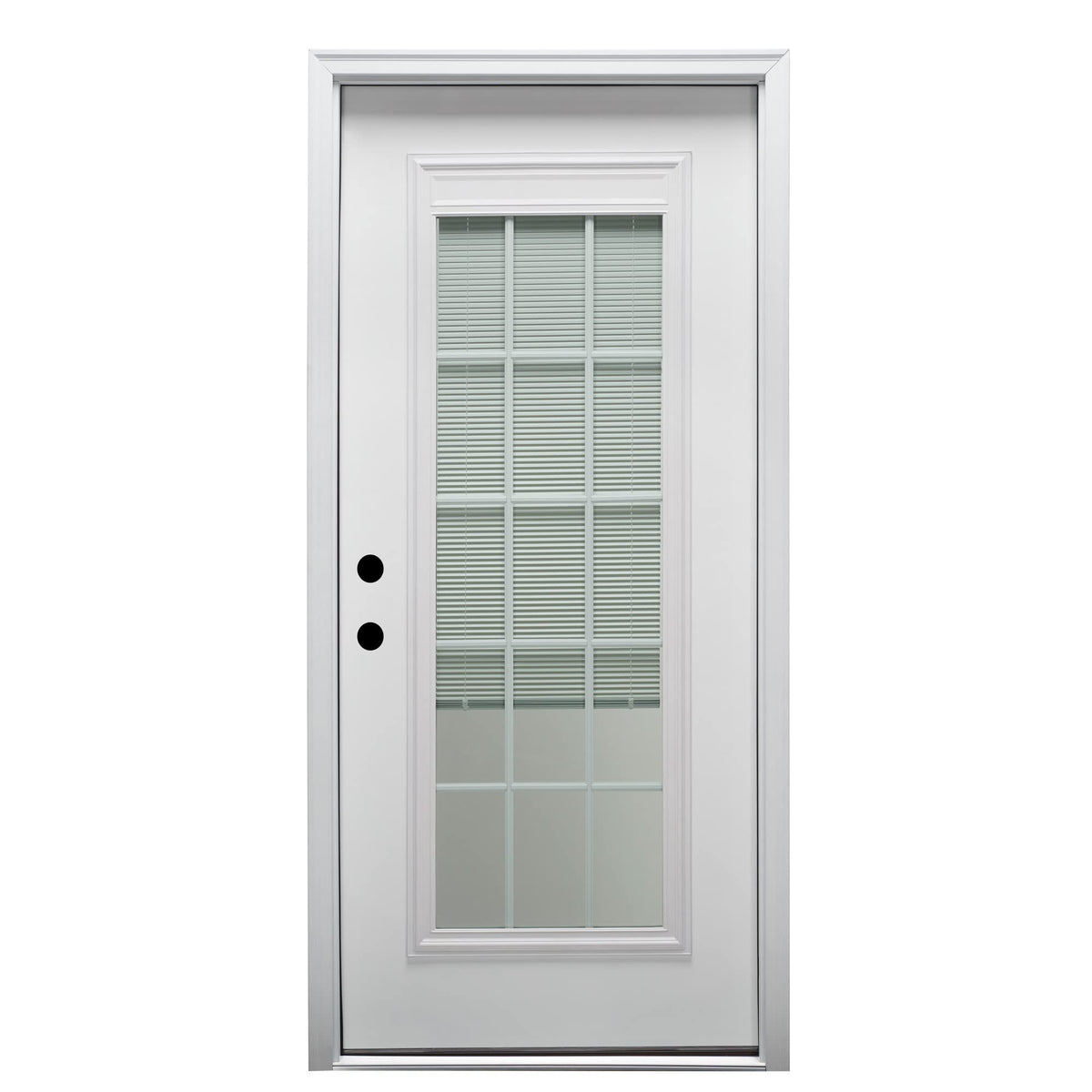 Primed Fiberglass Prehung Front Door 36" x 80" Z11326