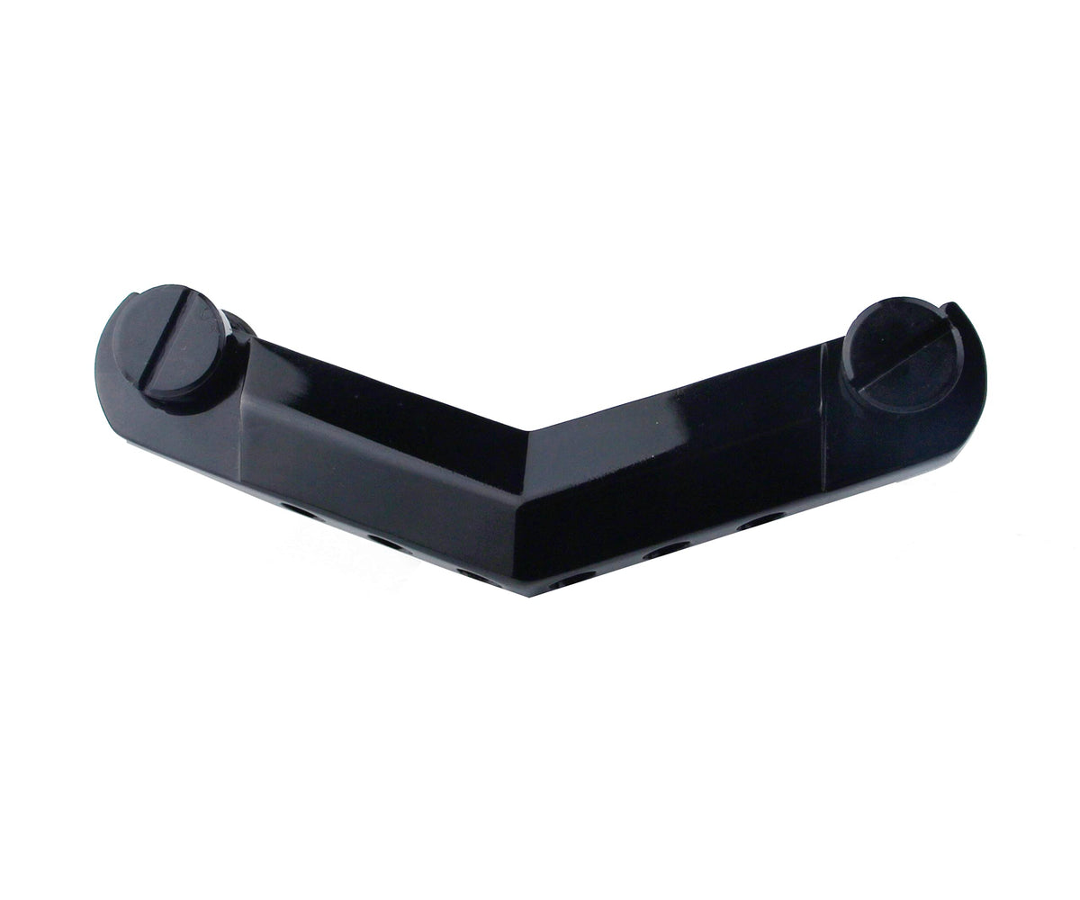 Black Guitar Stop Bar Tailpiece with Anchors and Studs P975