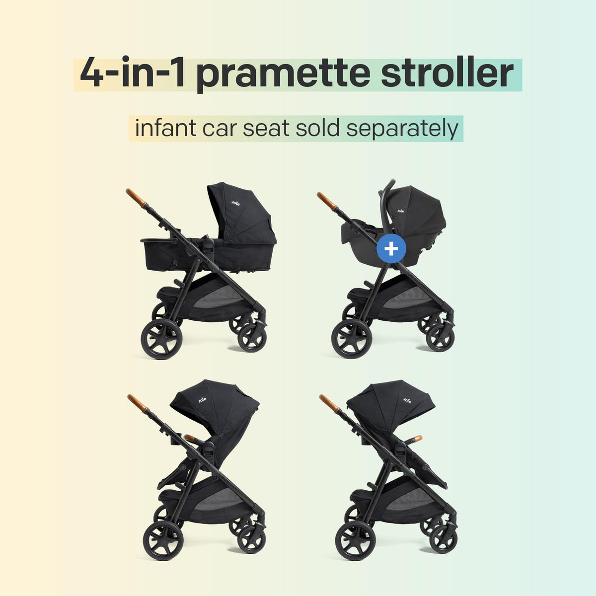 4-in-1 Stroller & Car Seat Travel System B37790