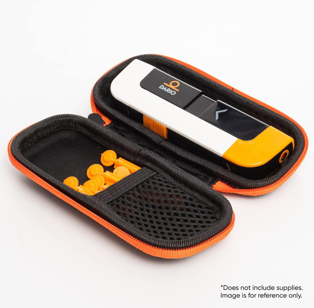 Smart Glucose Monitor Kit with Travel Case, Glucometer, 125 Test Strips, 110 Lancets M4747