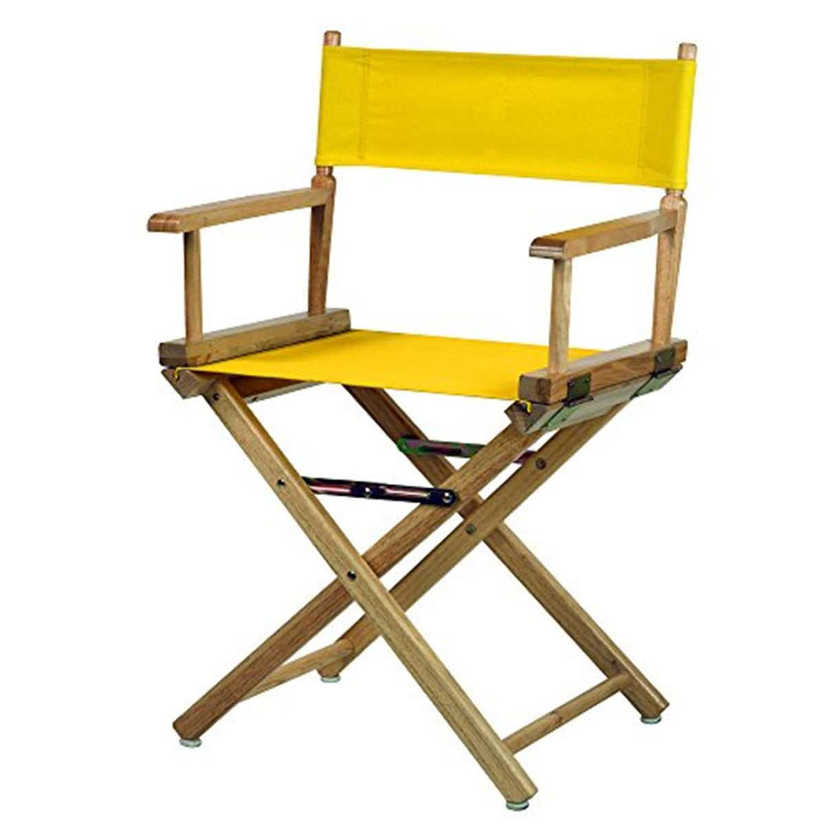 Antique 18" Solid Wood Folding Chair with Armrests A129639