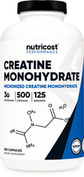 Micronized Creatine Monohydrate 3,000mg 500 Capsules Y182431