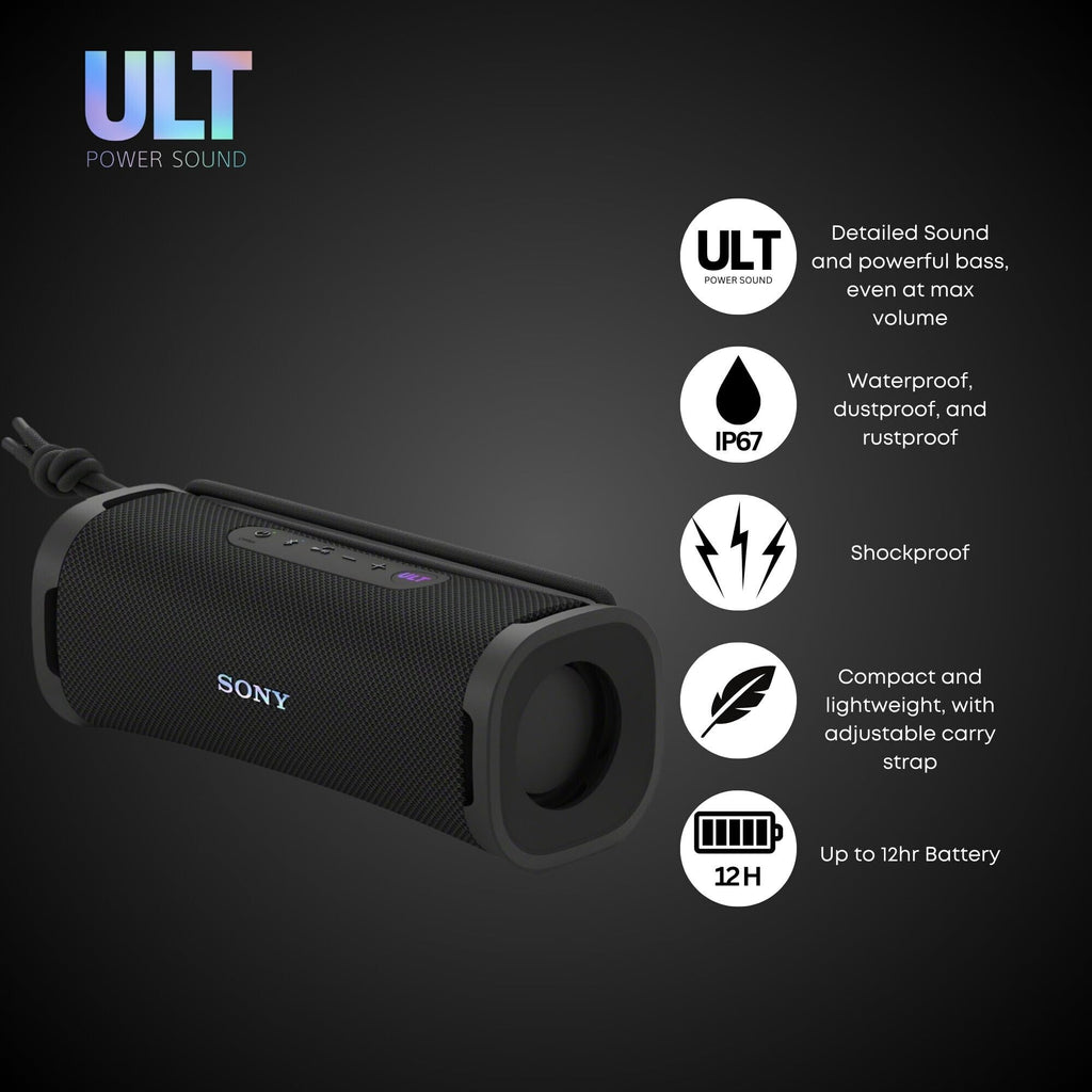 Black 2-Pack Portable Bluetooth Speaker H2185