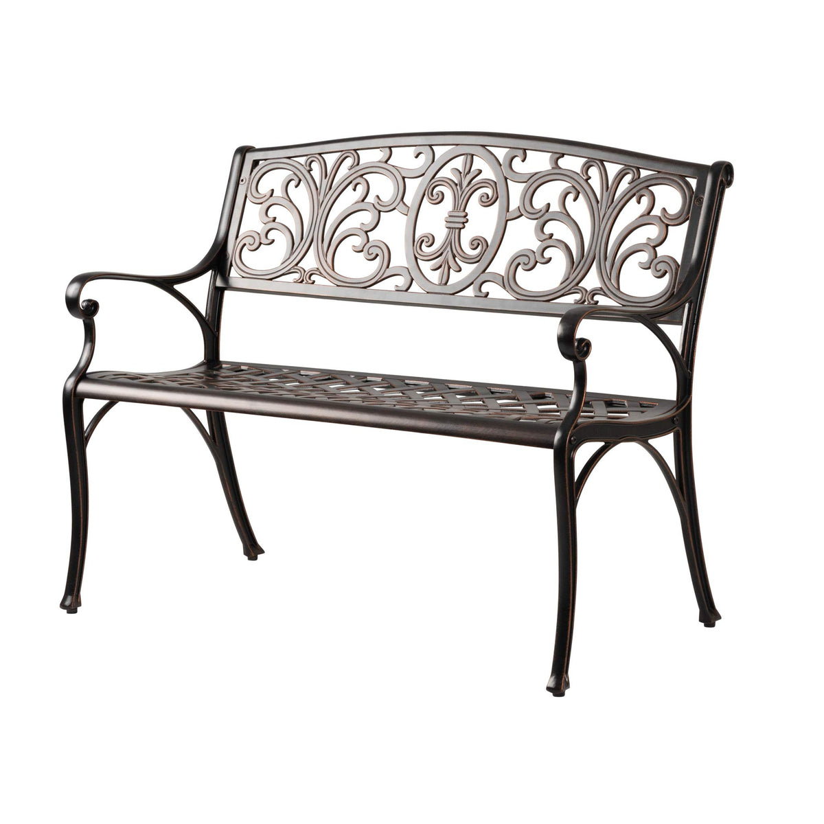 Cast Aluminum Bench H8734