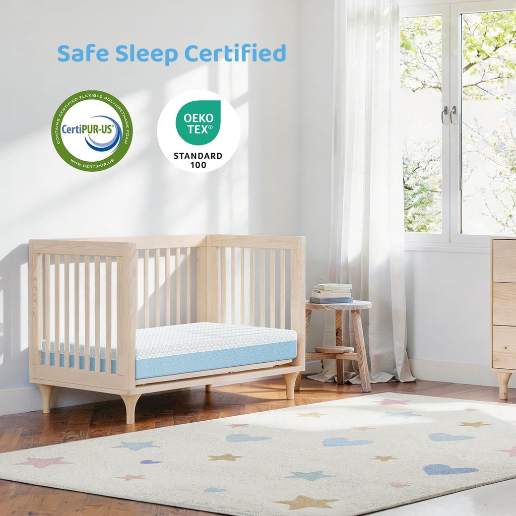 Dual-Sided Gel Memory Foam Crib Mattress M205