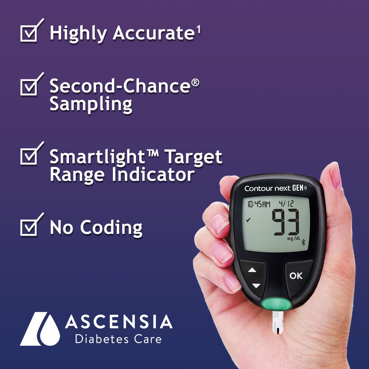Blood Glucose Monitoring System + 55 Test Strips L229