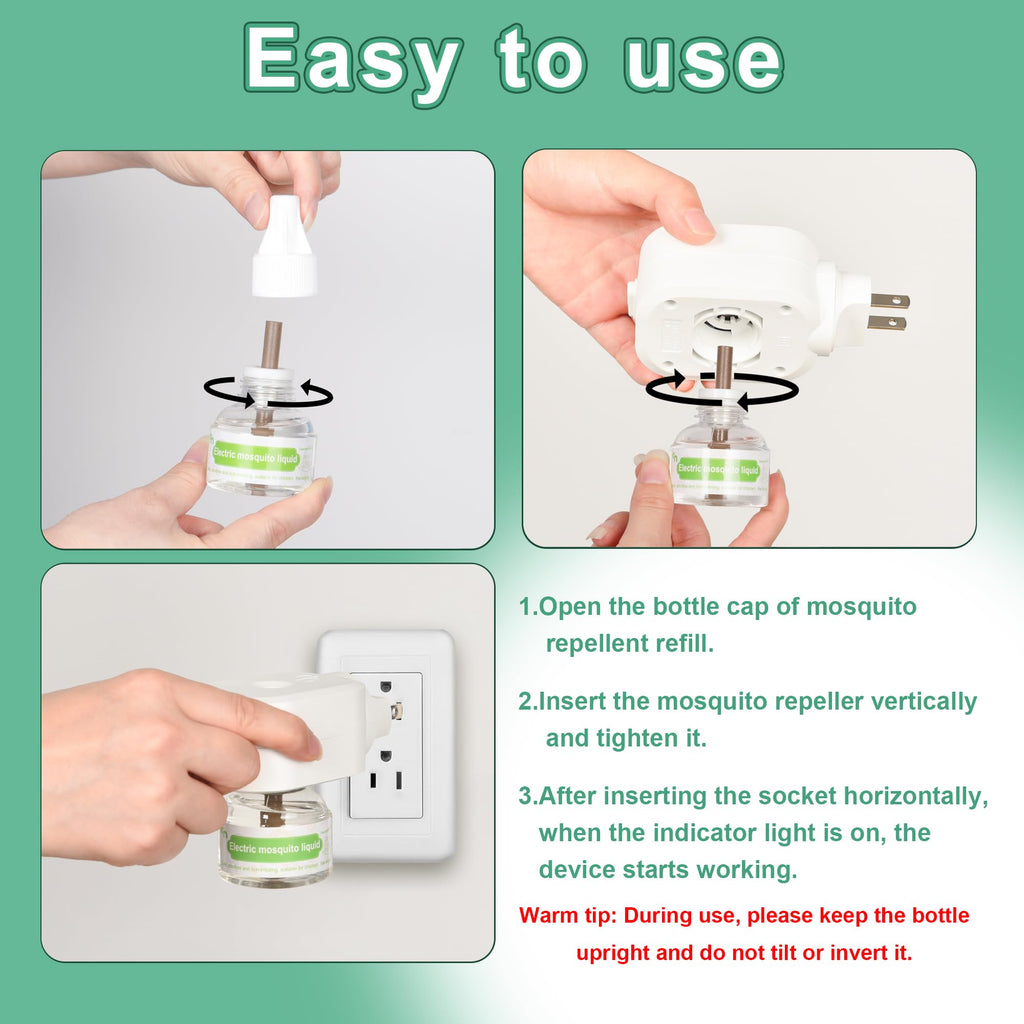 Electronic Mosquito Repellent Plug in with 280 Hr Refills Q68424