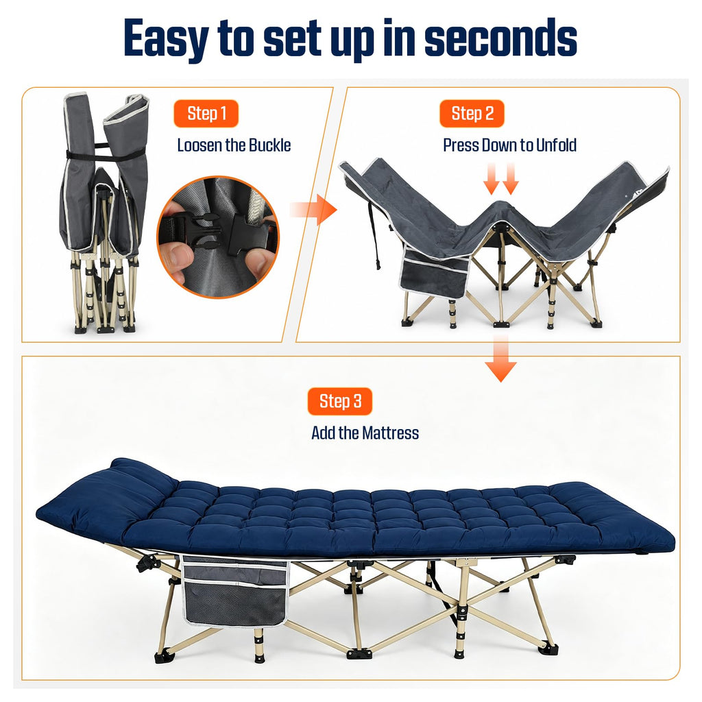 Camping Cot with Mattress M84660