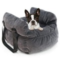 Gray Pet Car Booster Seat for Small Dogs up to 25 lbs F24795