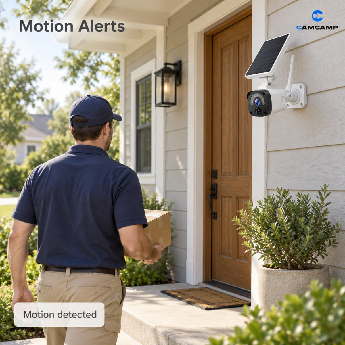 Solar Security Cameras Wireless Outdoor System 4-Cam 2.5K 64GB SD A890