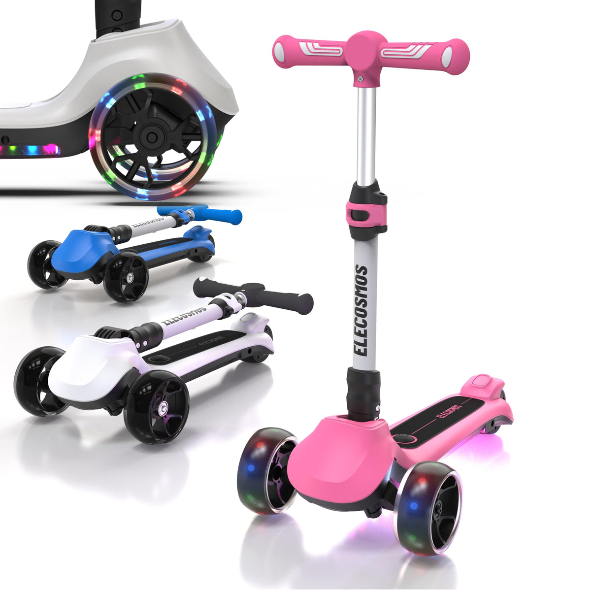Kids Electric Scooter with LED Wheels Q313009