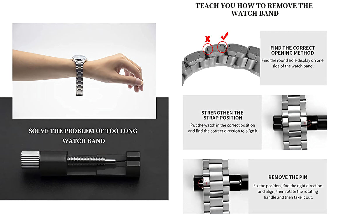 40mm Analog Watch with Auto Date & Day Display, Stainless Steel, 30M Waterproof P500344