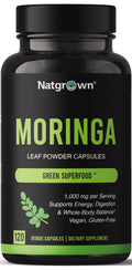Organic Moringa 1000 mg 120 Ct Capsules A9891
