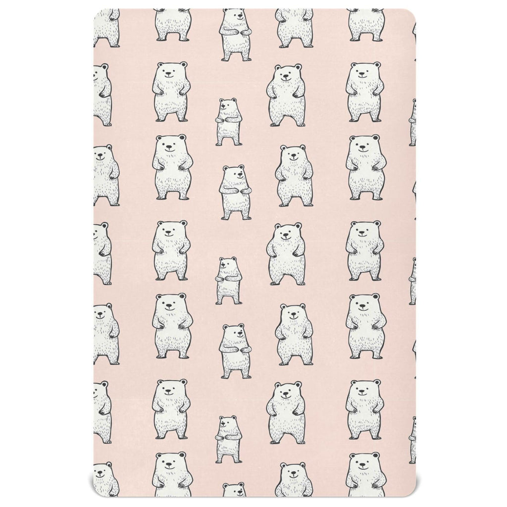 Soft Breathable Microfiber Crib Sheet, Standard Size 28in x 52in L234