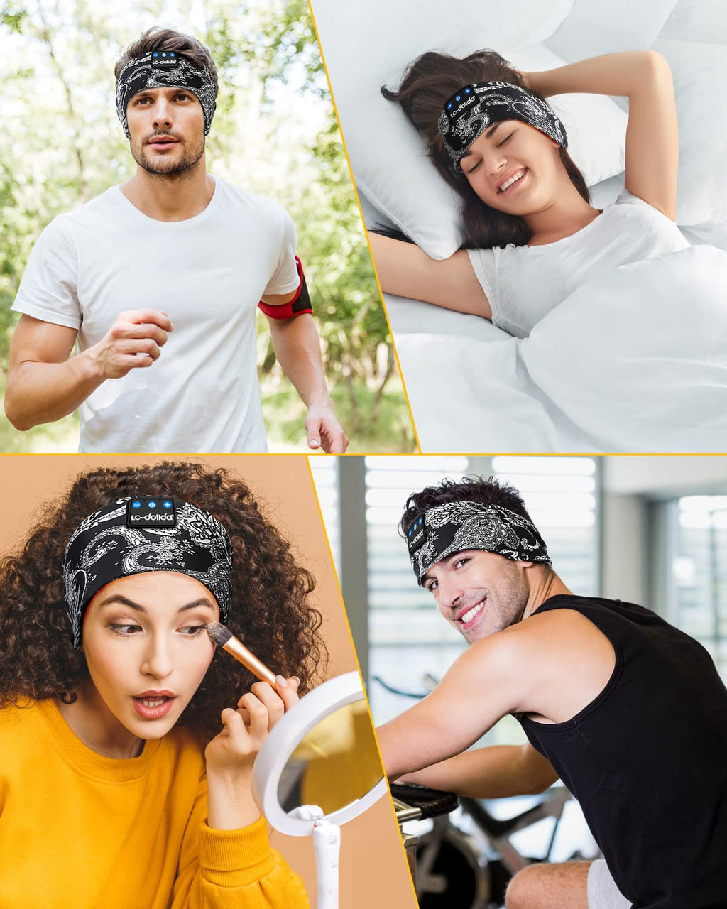 Sleep Headphones Bluetooth Wireless Band Headphones E2510