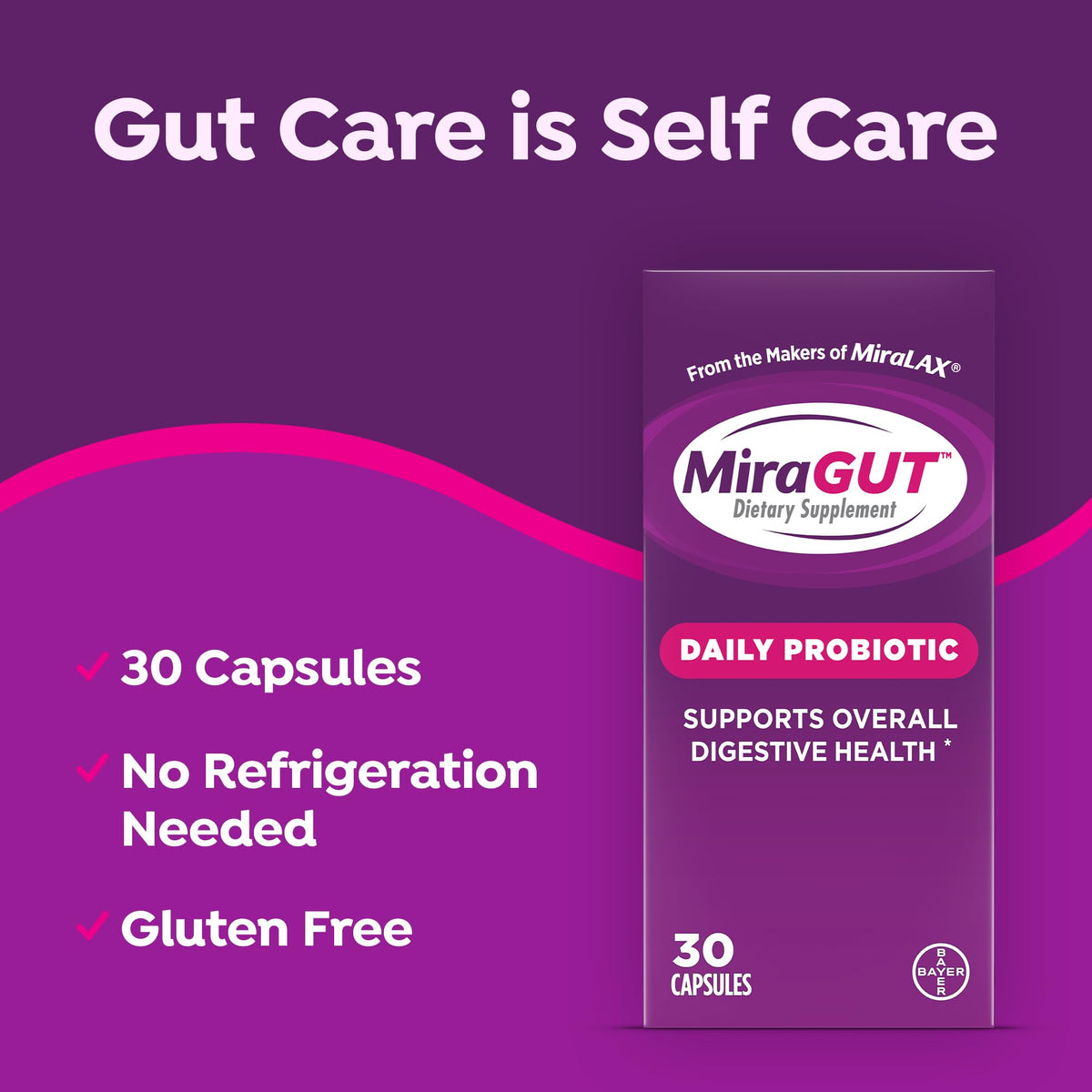 Gluten-Free Probiotic Supplement 30 Ct E6008
