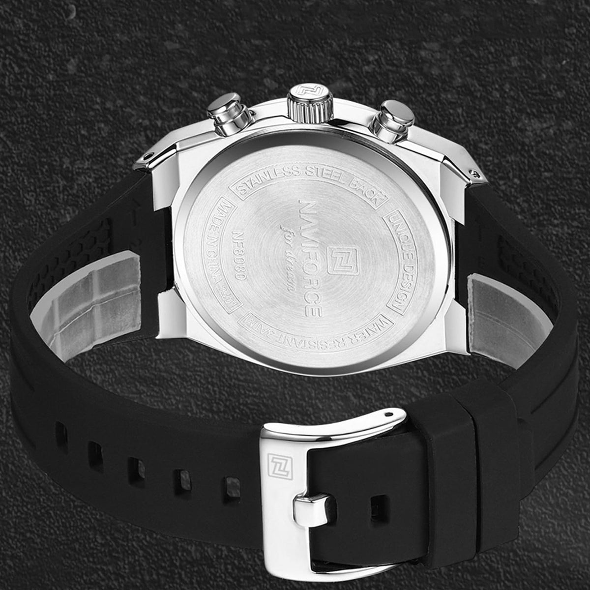 Multifunctional Chronograph Analog Quartz Waterproof Watch Y4887