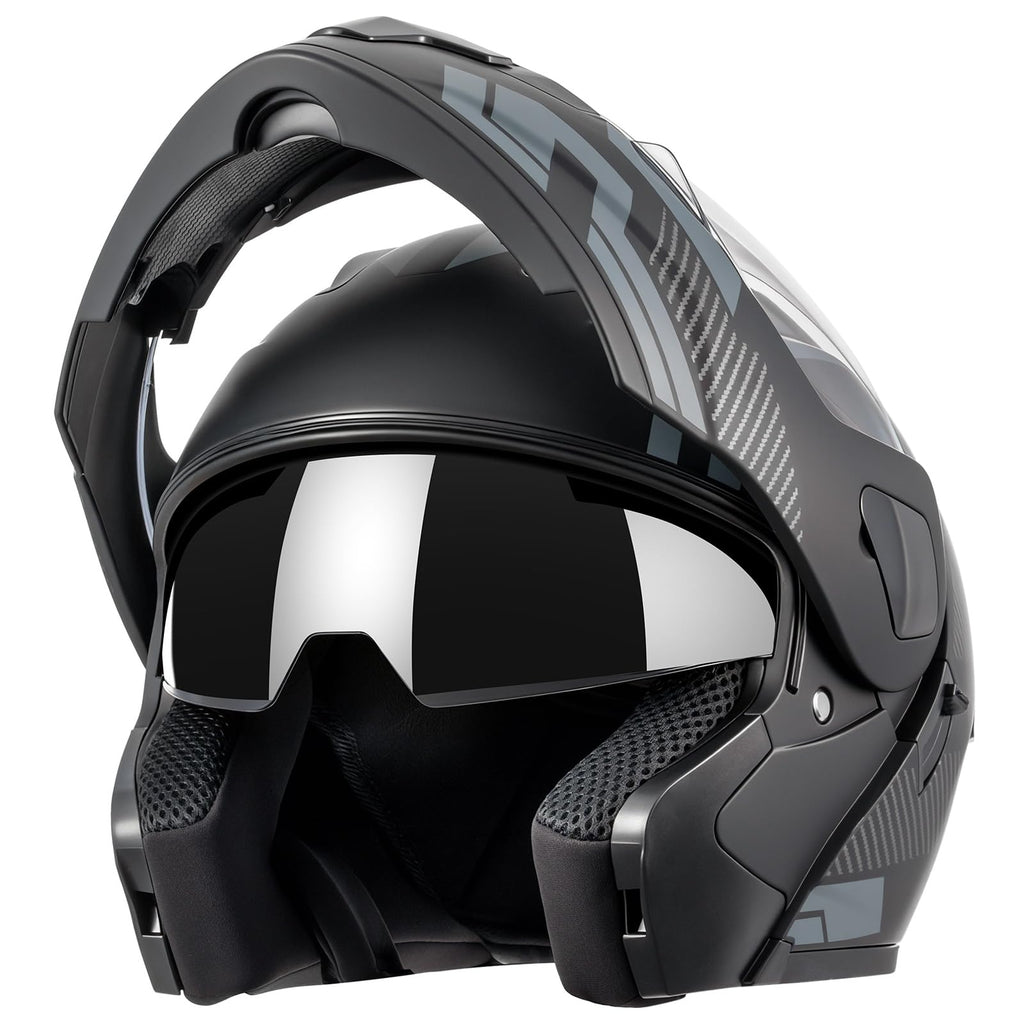 DOT Approved Modular Flip Up Motorcycle Helmet P6206