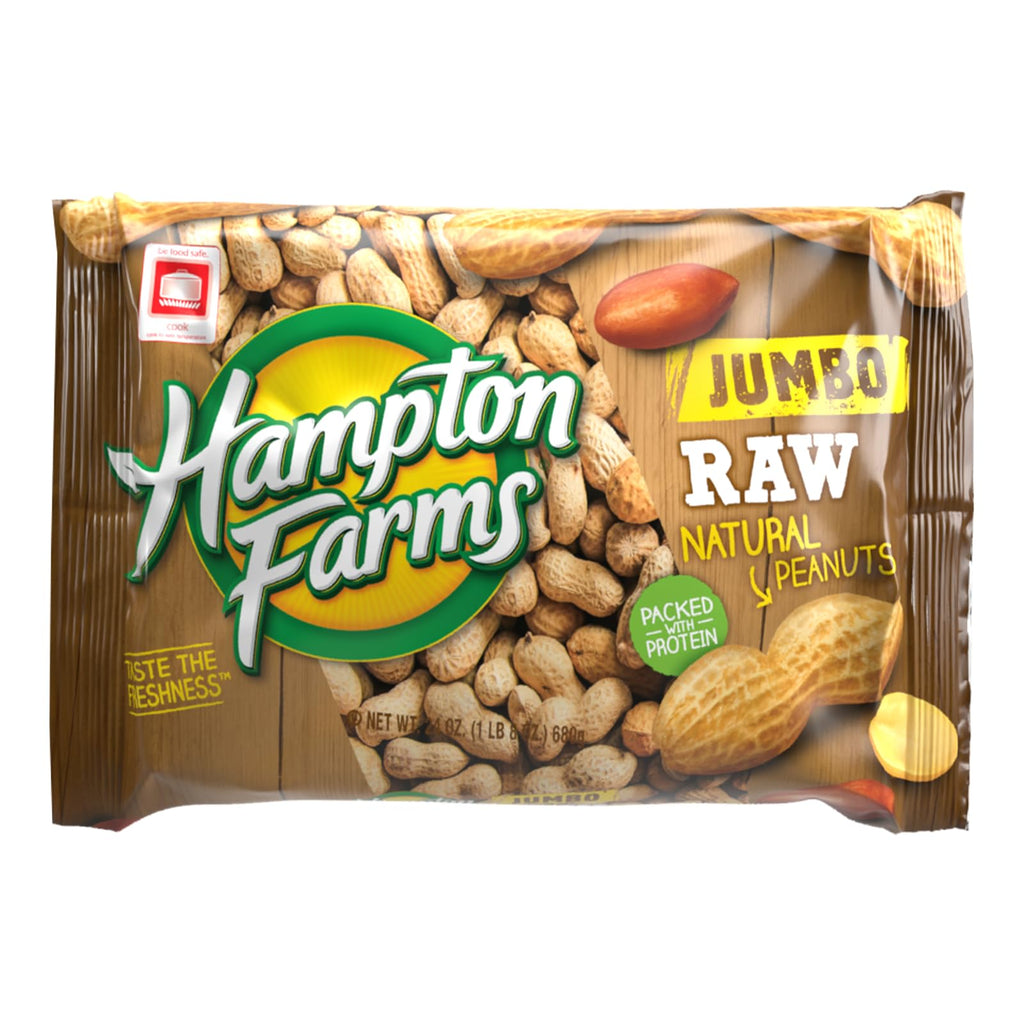 Jumbo Raw Natural In-Shell Peanuts 24 oz Bag D75621