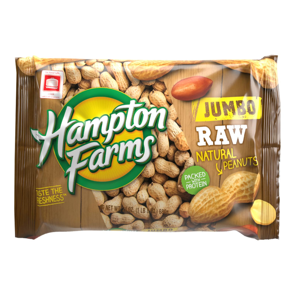 Jumbo Raw Natural In-Shell Peanuts 24 oz Bag D75621