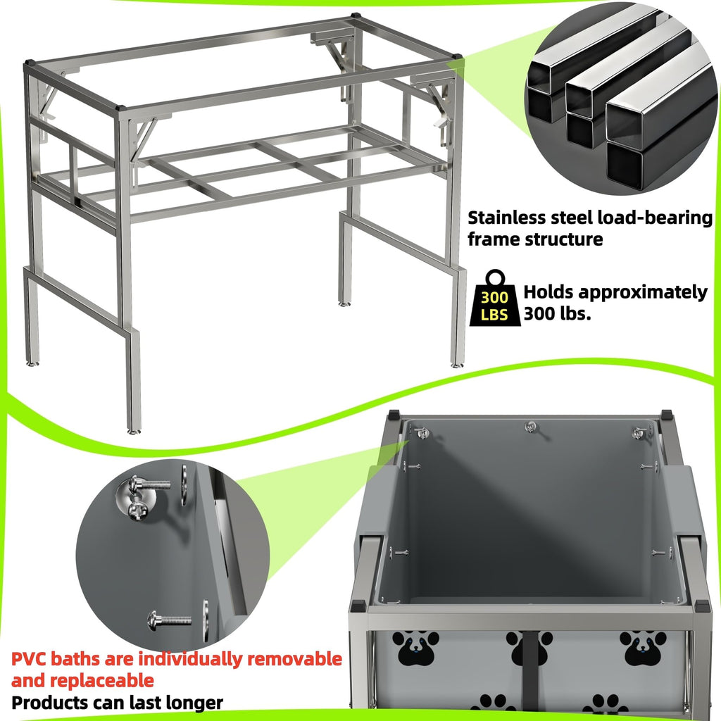 Portable Foldable Dog Bathtub P9841