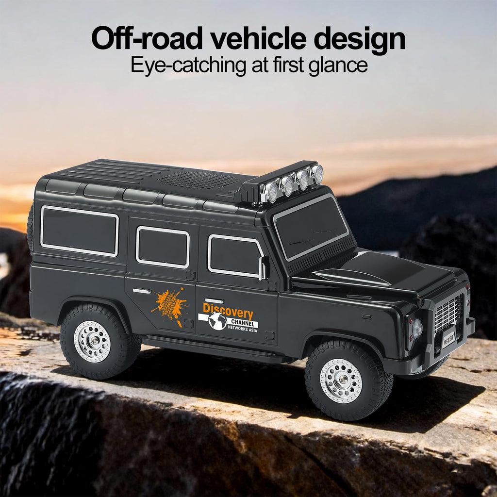 Black Off-Road Bluetooth Speaker with Roof Lights N195