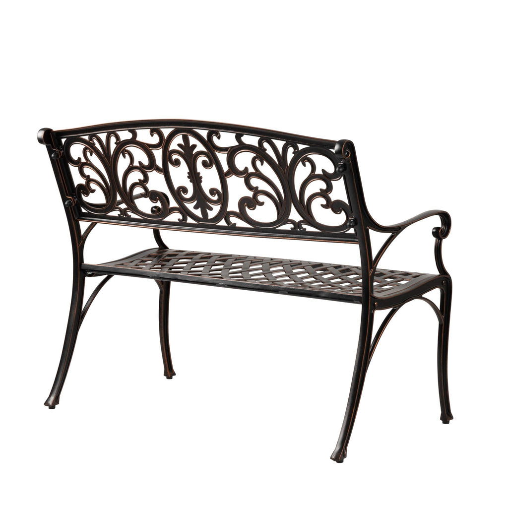 Cast Aluminum Bench H8734