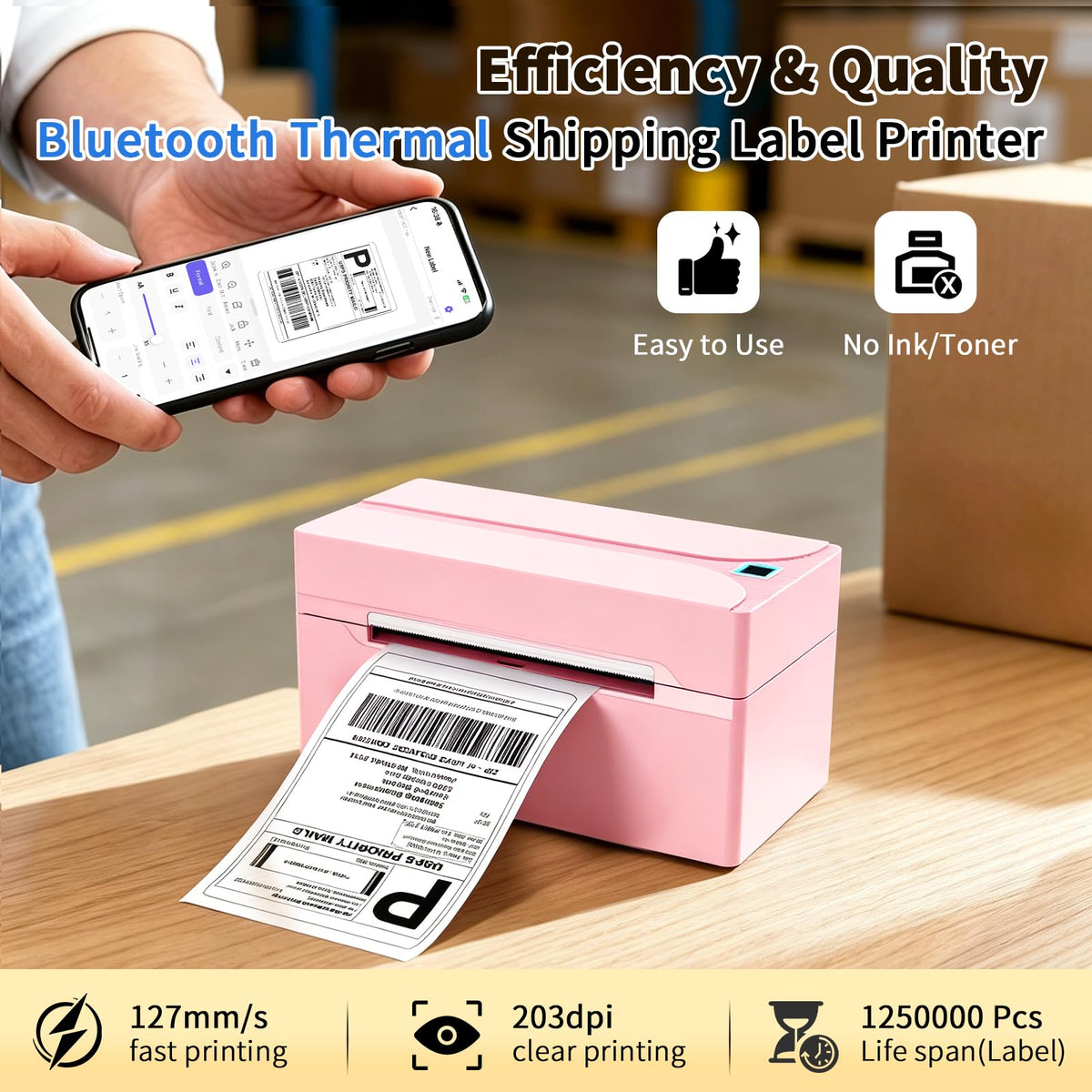 Bluetooth Thermal Label Printer C97481