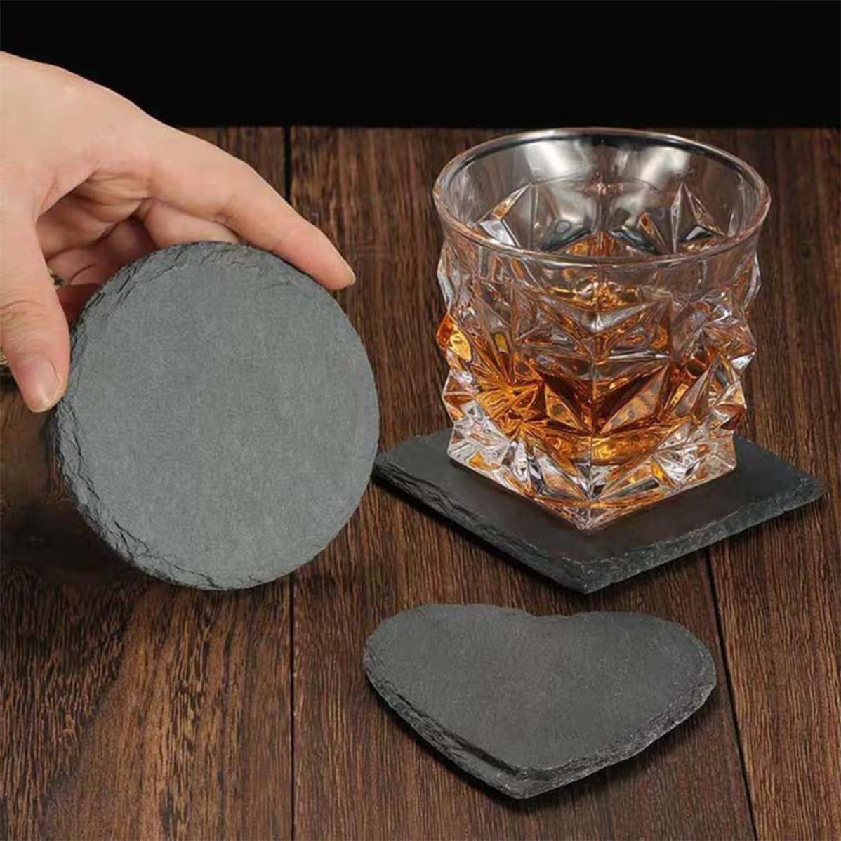 Natural Stone Table Coasters Y904093